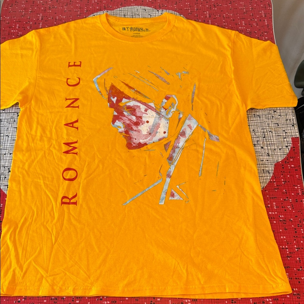 My Chemical Romance - Romance Graphic Yellow T-Shirt Large